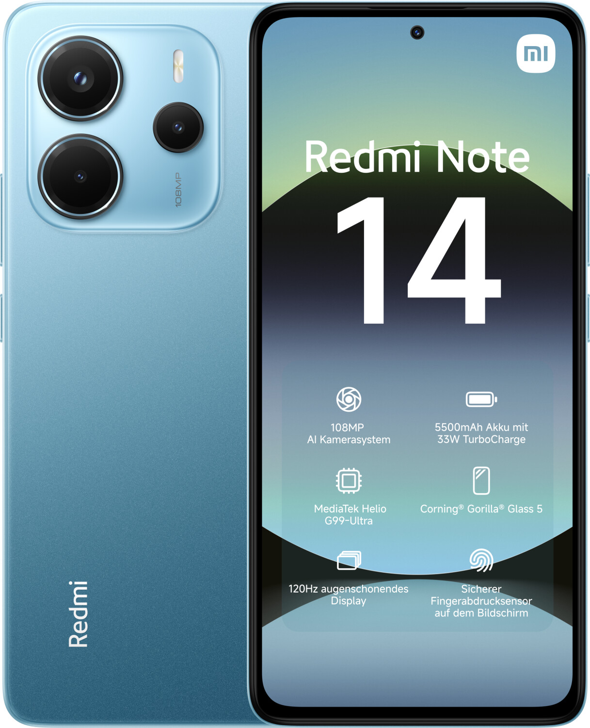 Xiaomi Redmi Note 14 4G 6GB 128GB Ocean Blue