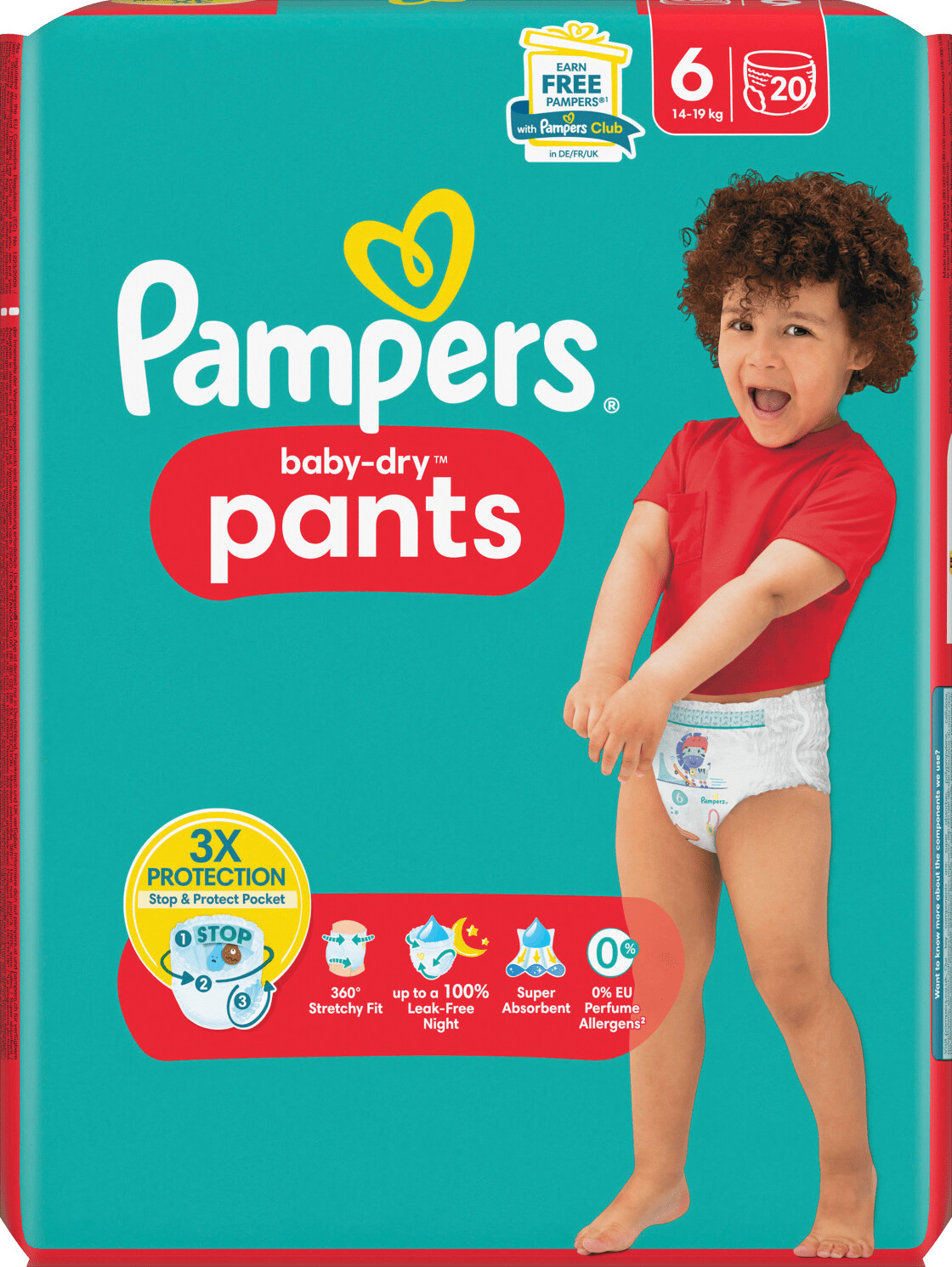Pampers Baby Dry Pants Gr. 6 (14-19kg) 20 Stück image