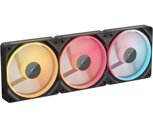 CORSAIR iCUE LINK LX120 RGB 120 mm PWM Ventilator Enkele Verpakking – Dubbele Lichtlussen – Vereist iCUE LINK System Hub (Apart Verkrijgbaar) – CORSAIR AirGuide Technologie – Wit