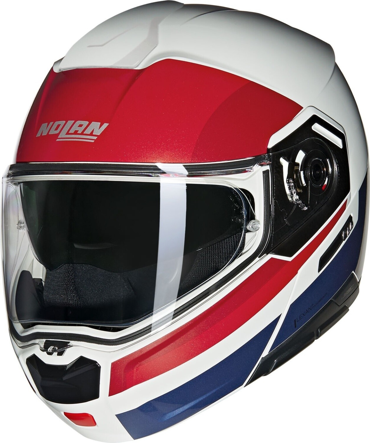 Nolan N90-3 06 Roboto Gloss White/Red/Blue
