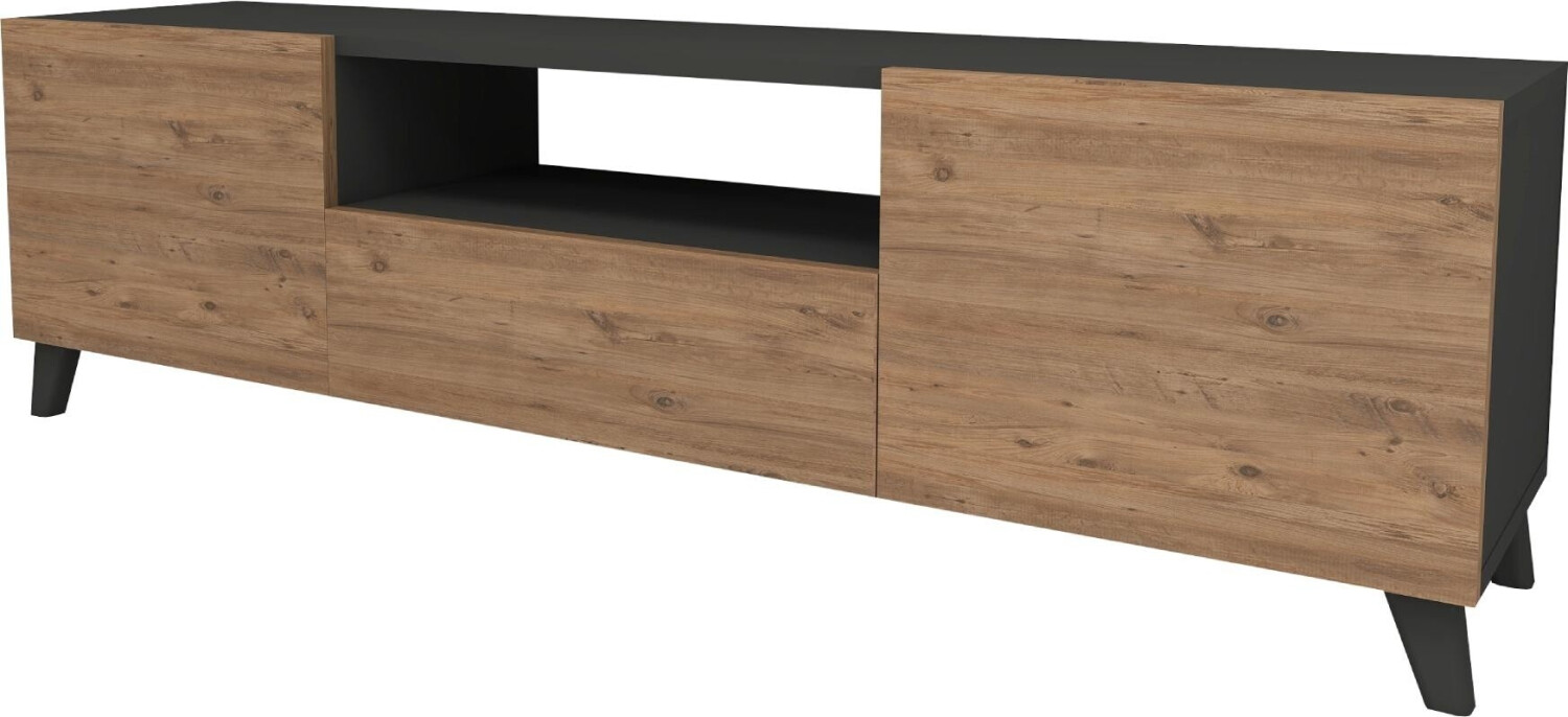 en.casa Torsby (140 x 30 x 46 cm) Brown