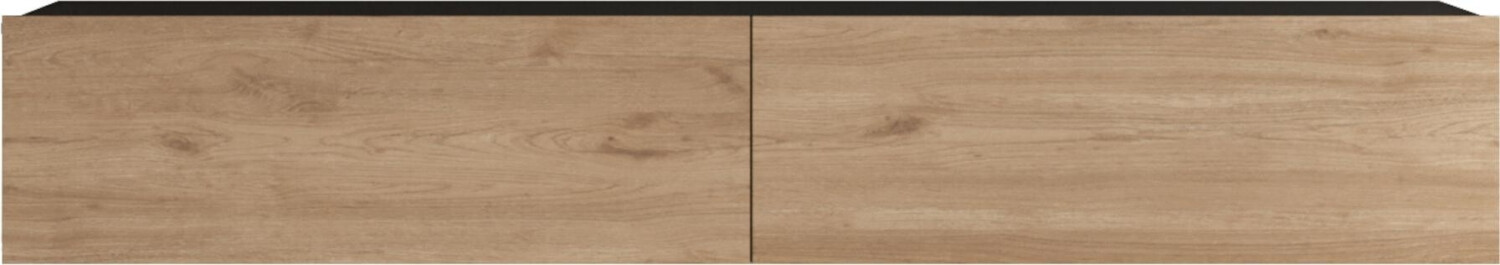 en.casa Lapinlahti (180 x 31.5 x 29.5 cm) Black/Brown