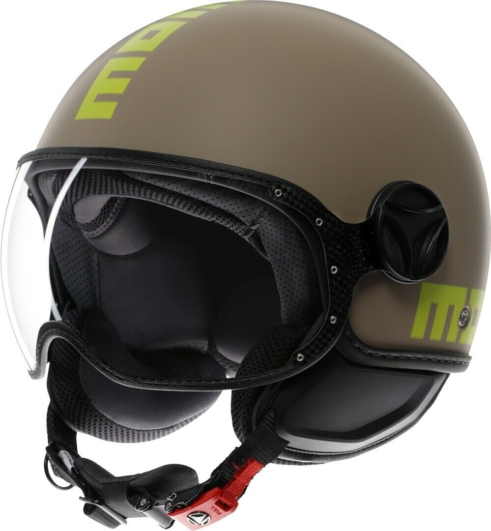 Momo Helmets Design Fgtr Classic Mono Matt Sand/Lime