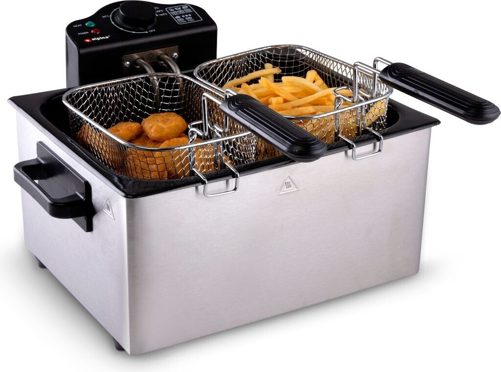 Alpina Friteuse électrique 5 L double cuve