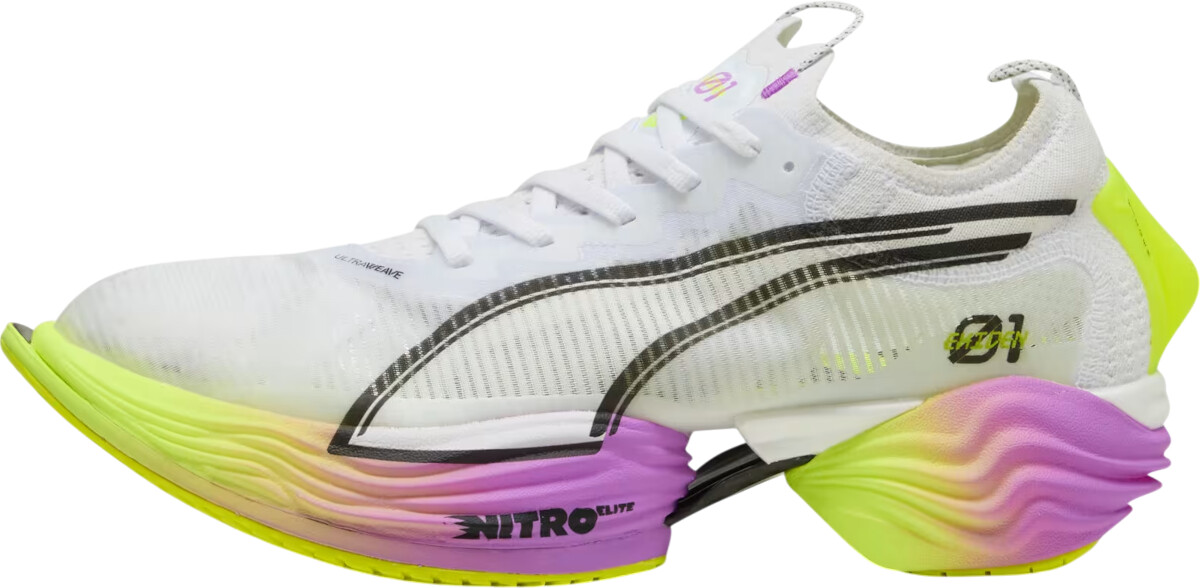 Puma FAST-R Nitro Elite 2 Ekiden Glow (311904-01) white/pure magenta/yellow alert