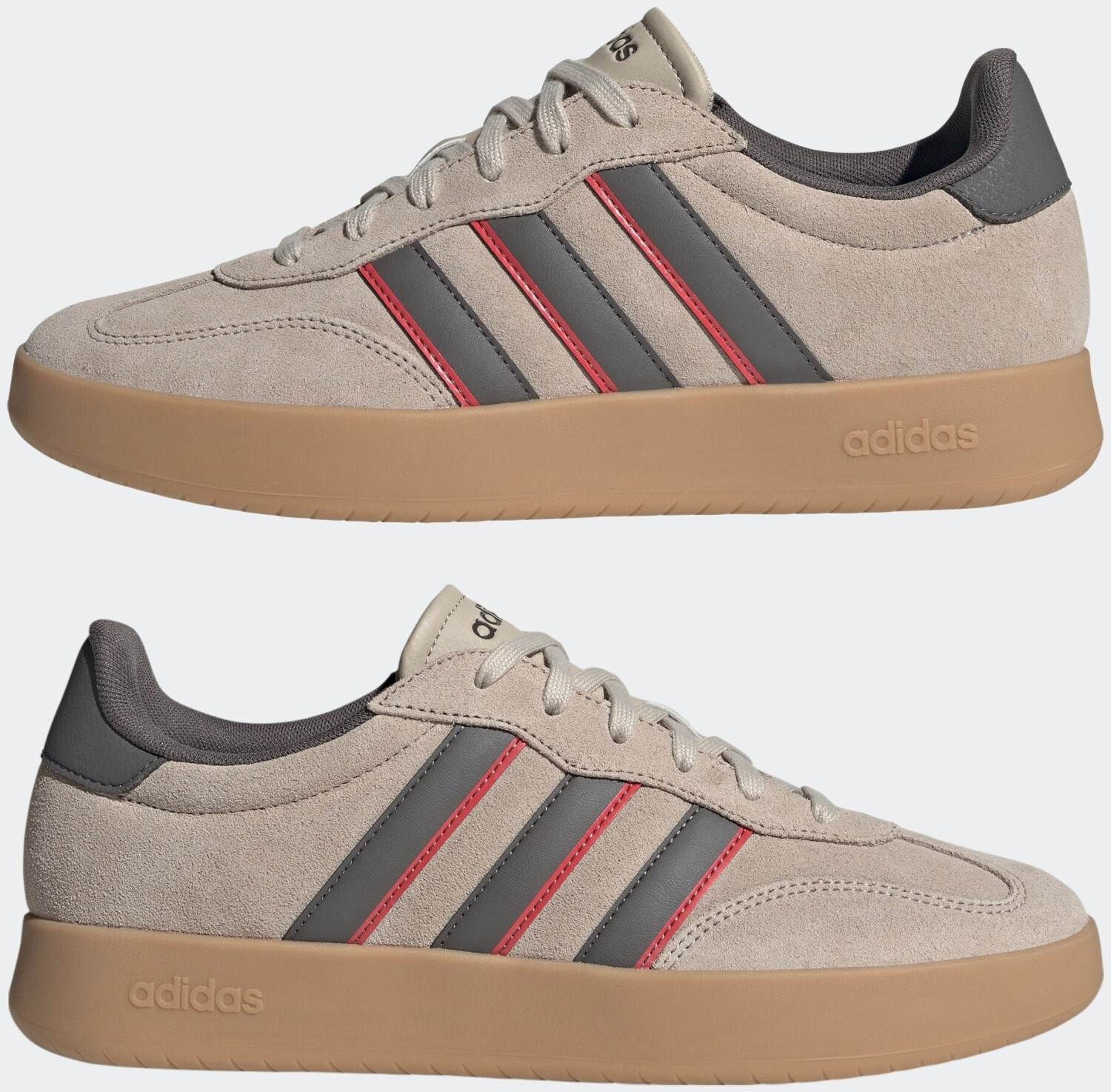 Adidas Barreda wonder beige/charcoal/semi lucid red