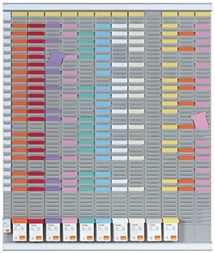 nobo Kit Planning Annuel Mural à Fiches T Index 2