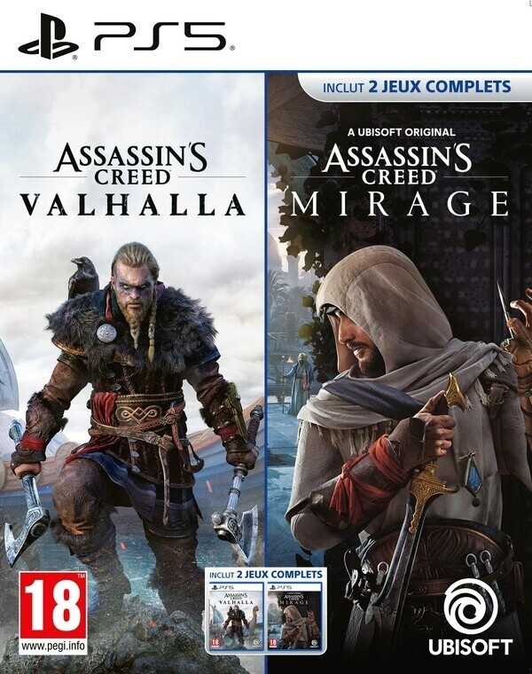 Compilation - Assassin's Creed : Valhalla + Assassin's Creed : Mirage (PS5)