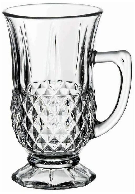 Pasabahce Pasabahce Glass set 55671 tea glasses with handles, drinking glasses 160 ml Set of 6 - detail view