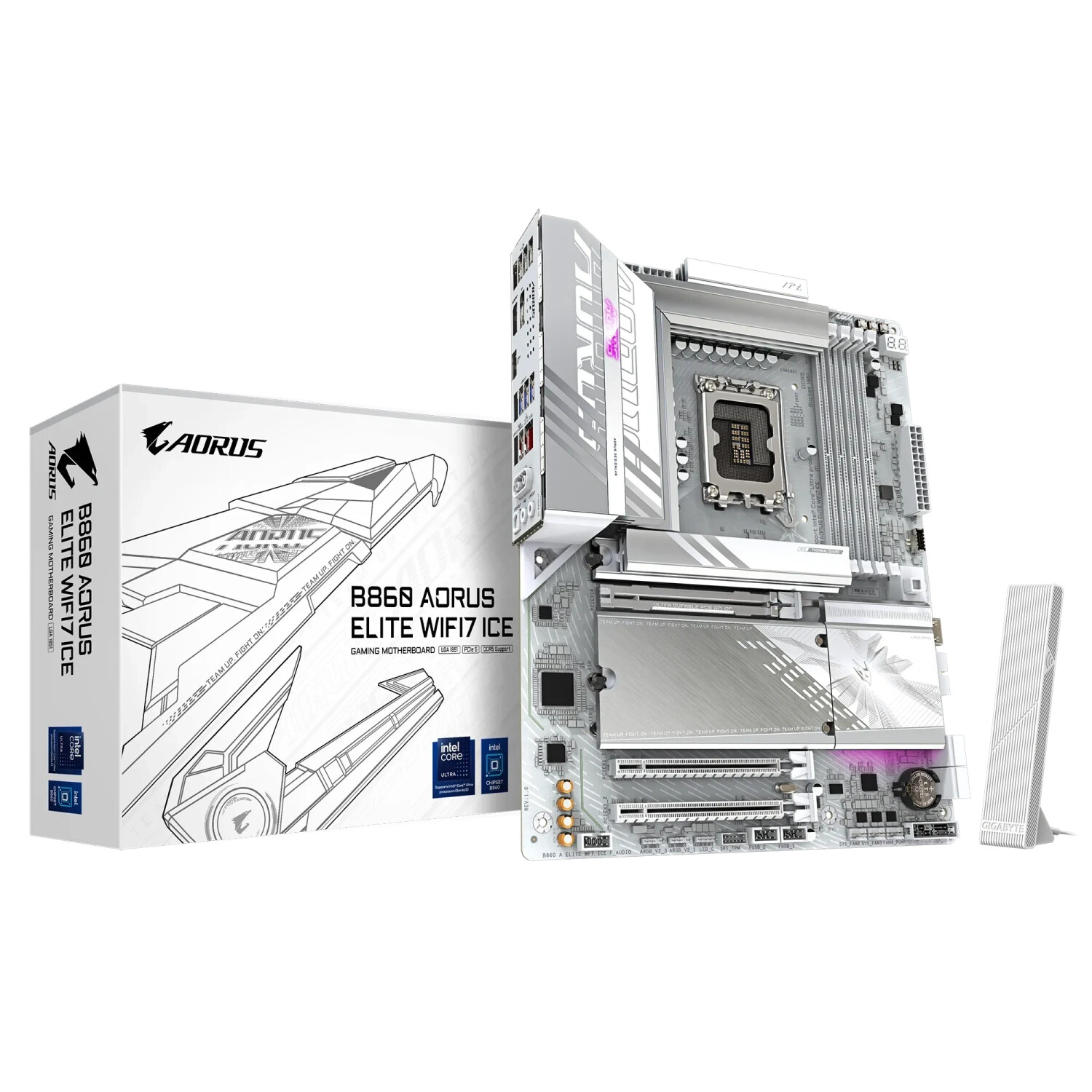 GigaByte B860 Aorus Elite WiFi7 Ice