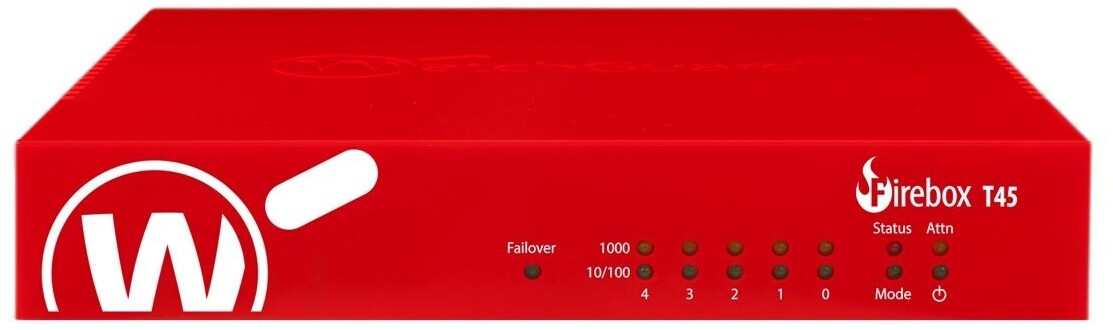 WatchGuard Firebox T45 + 3 Years Total Security Suite (WGT45643)