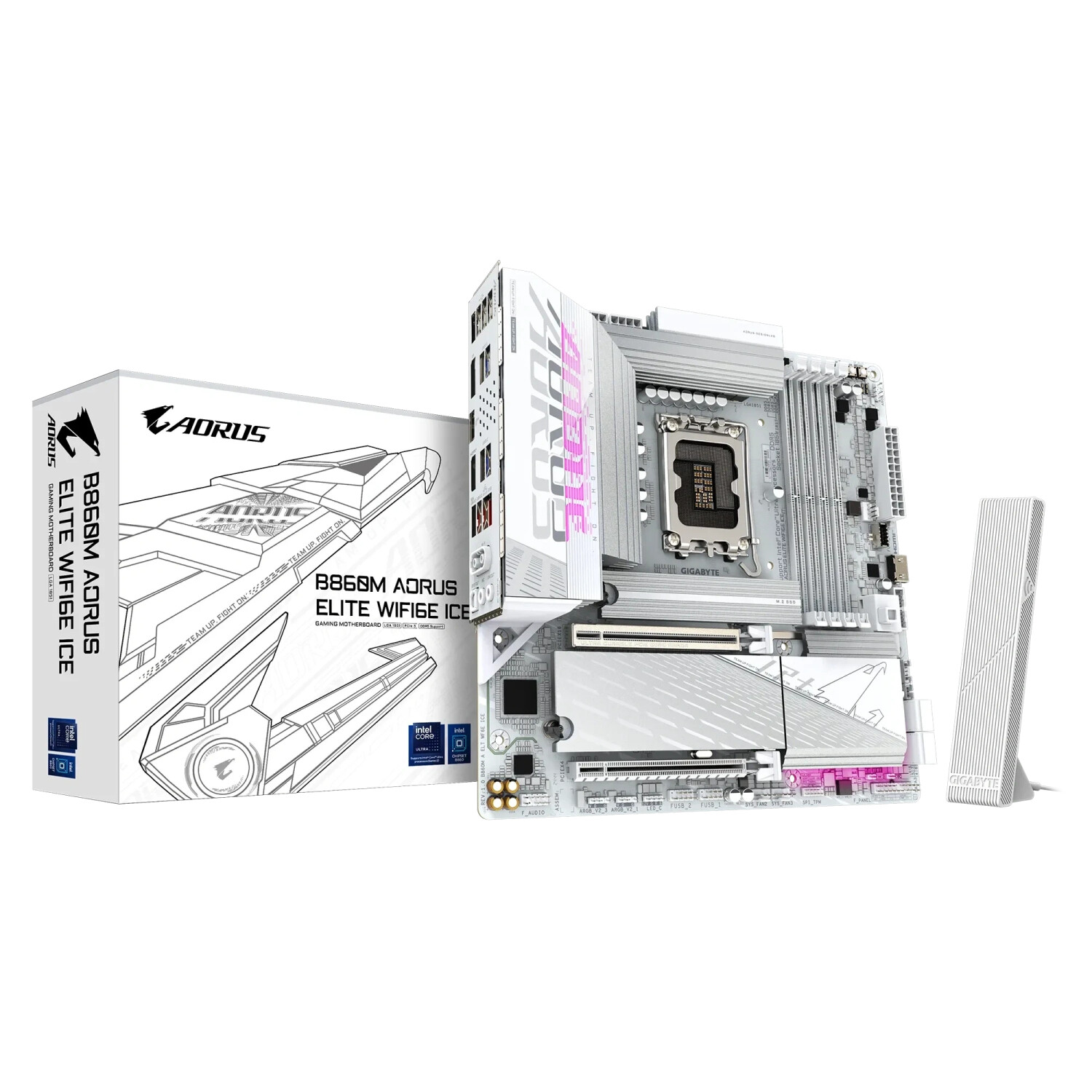 GigaByte B860M Aorus Elite WiFi6E Ice
