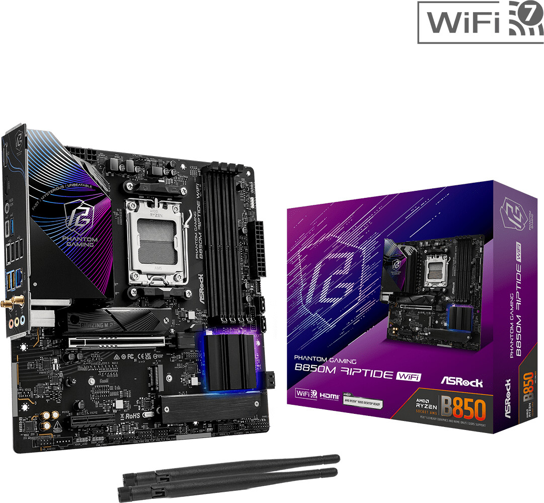ASRock Phantom Gaming B850M Riptide WiFi