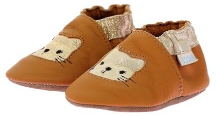 Robeez Wild Kitten Baby Shoes camel