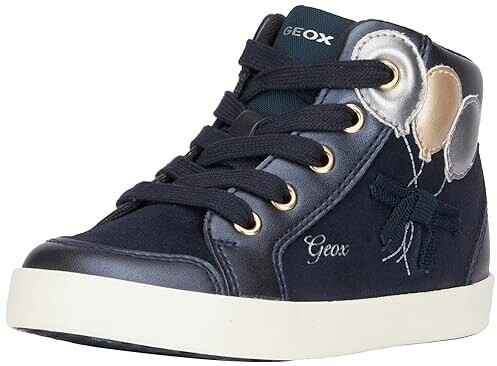 Geox B Kilwi Girl B Sneaker dk navy silver