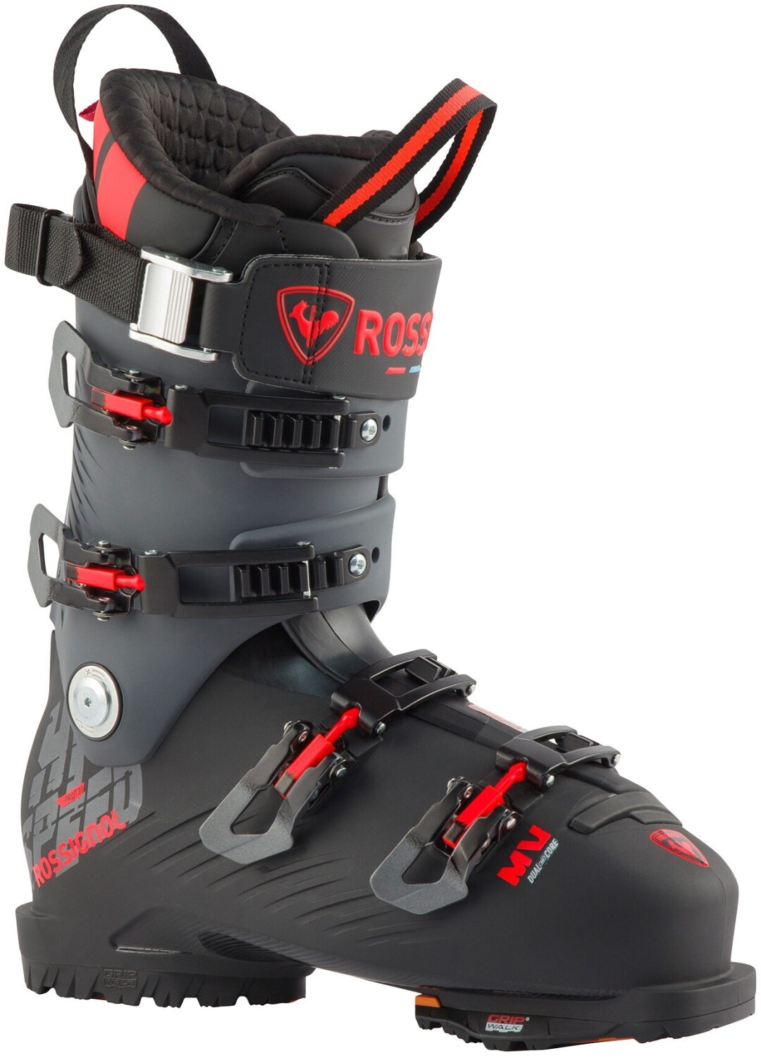 Rossignol Hi-Speed Pro 130 Carbon MV Ski Boots matte black red