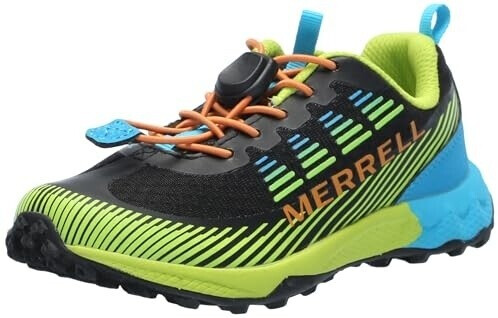 Merrell Agility Peak Sneaker black citron cyan orange