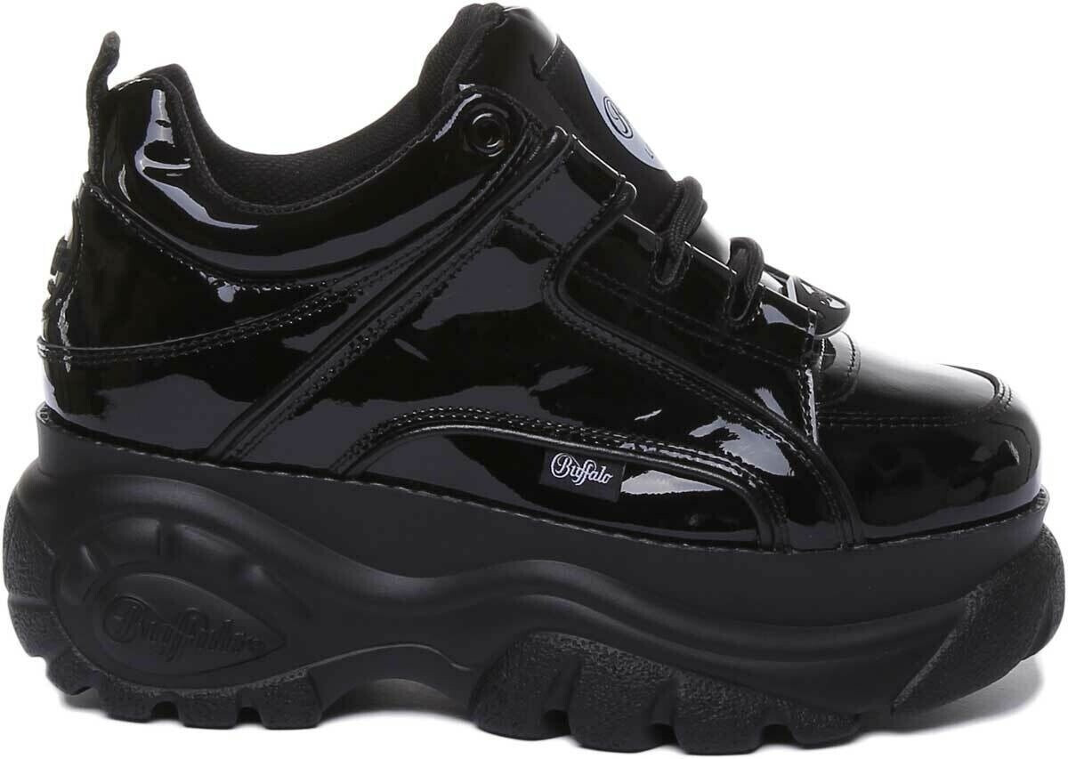 Buffalo Leather Platform Sneakers in various colors