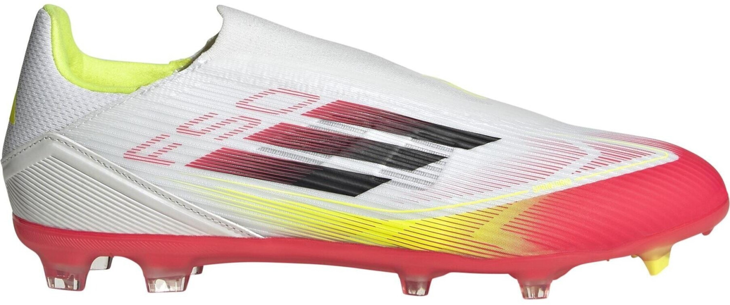 Adidas F50 League Laceless FG/MG (IE1239) cloud white/core black/solar yellow