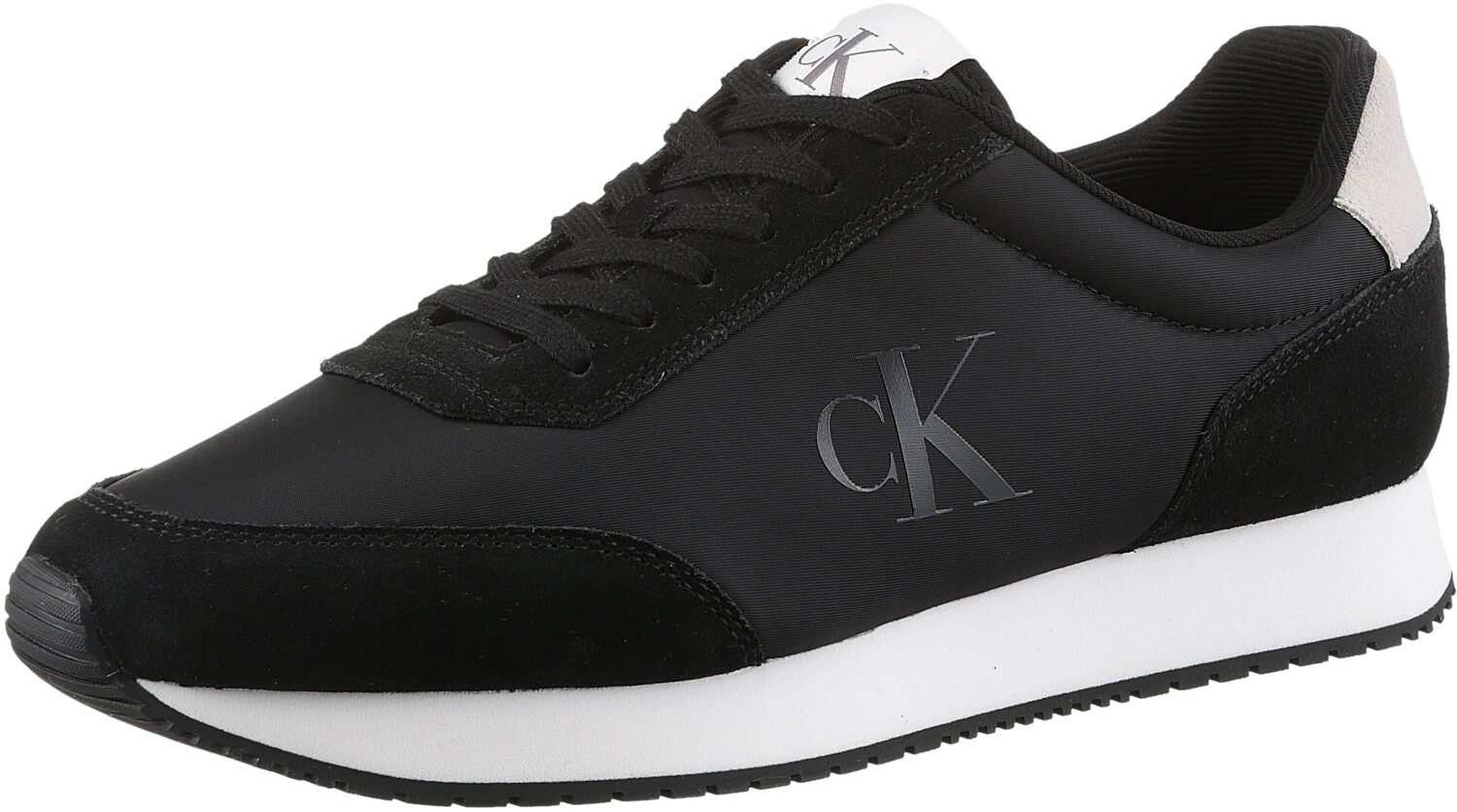 Calvin Klein Runner Sneaker Retro Iconic black white