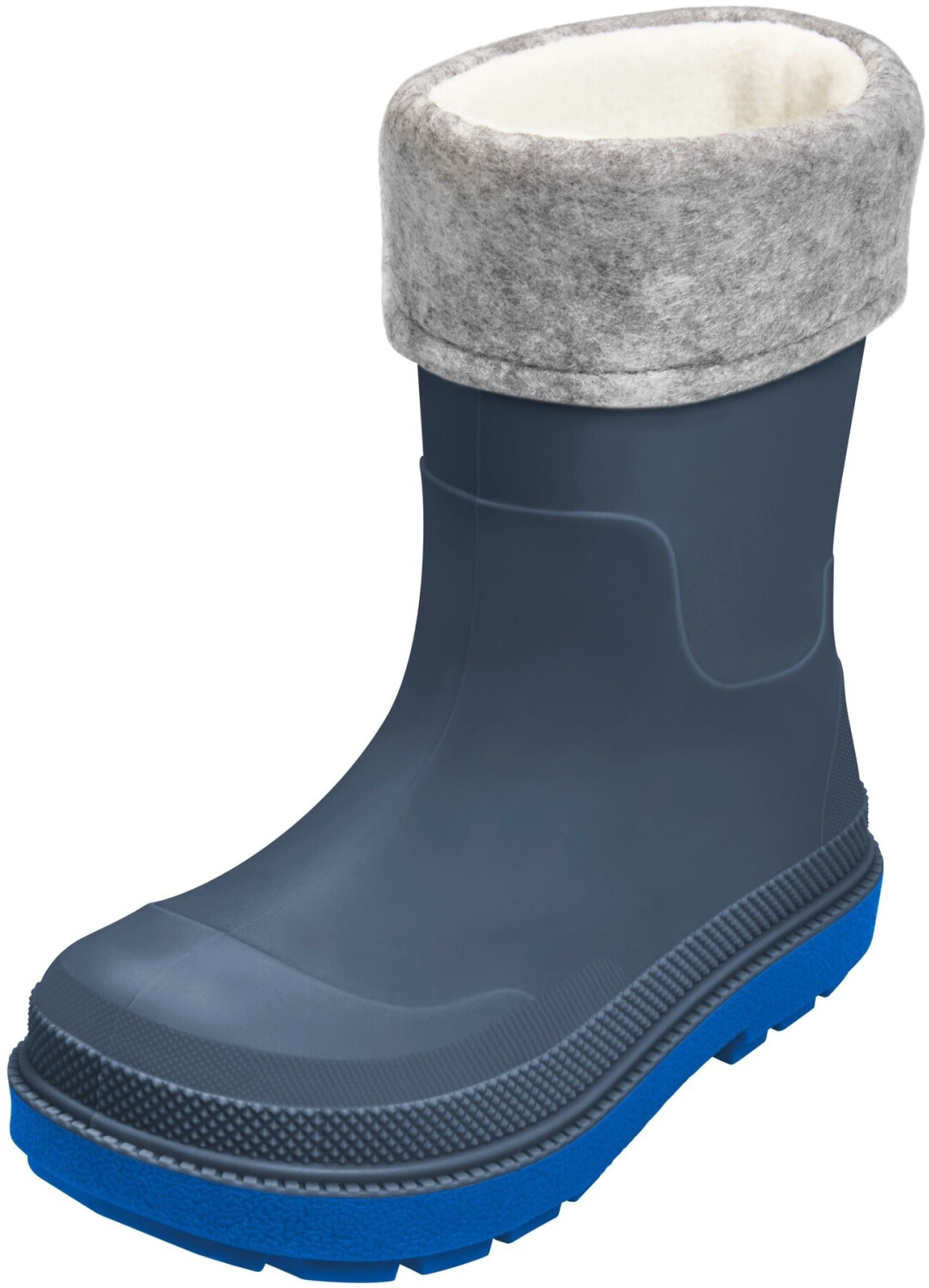 Playshoes Rain boots with lining navy