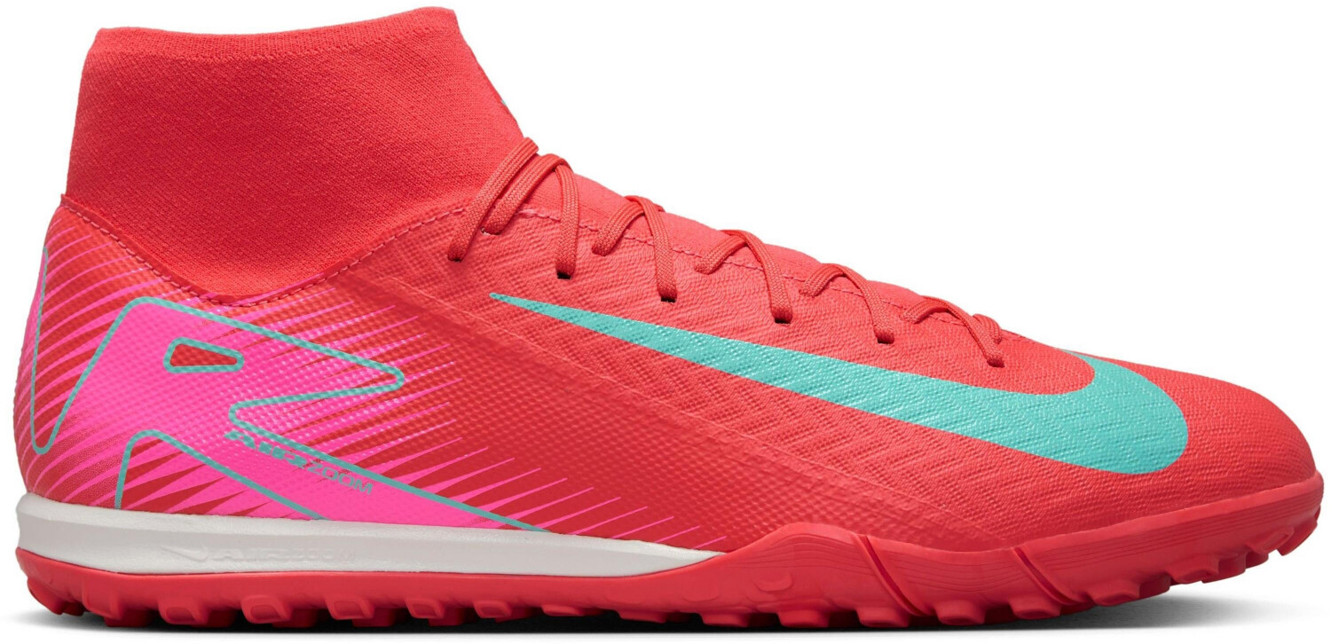 Nike Mercurial Superfly 10 Academy TF High-Top (FQ8331) ember glow/aurora green