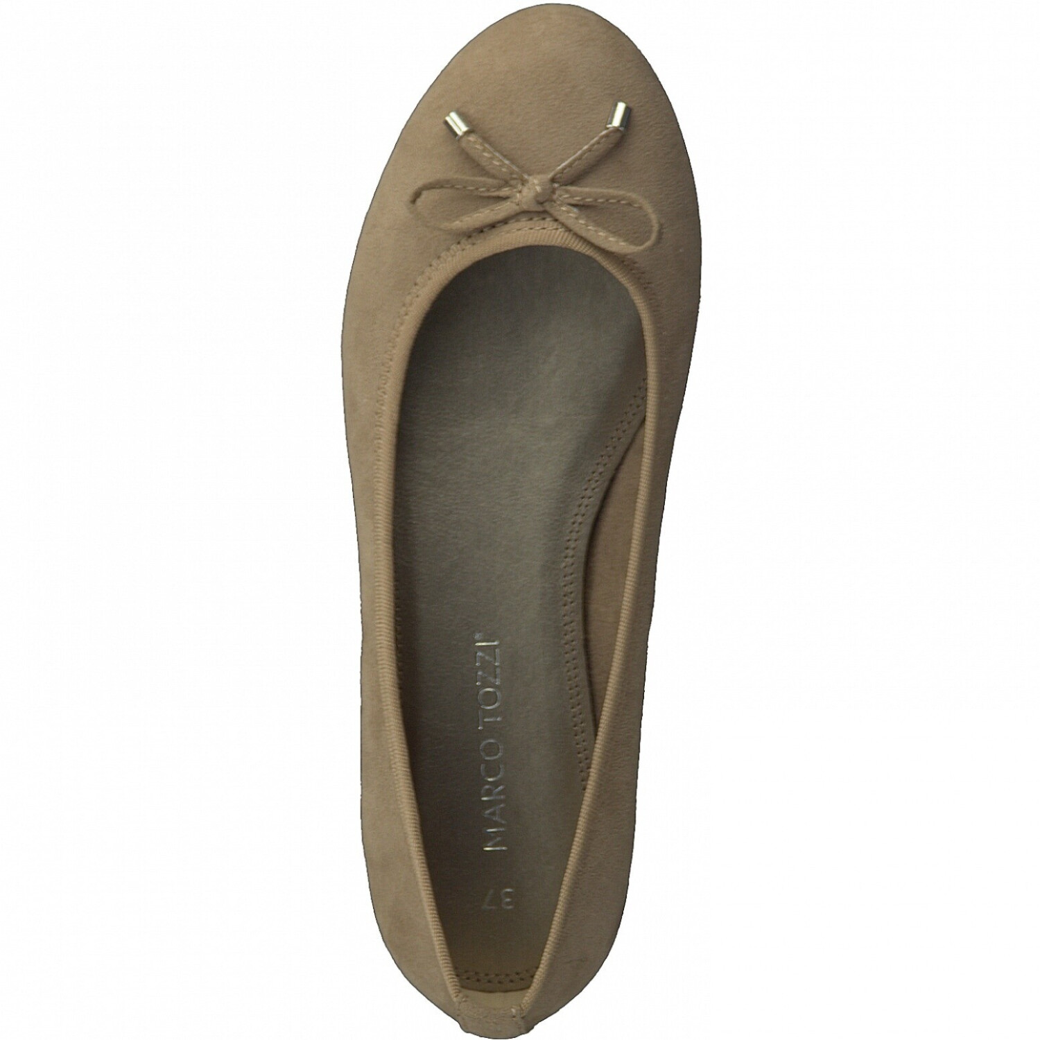 Marco Tozzi Dames 2-29408-42 ballerina's, goud, 40 EU, goud, 40 EU