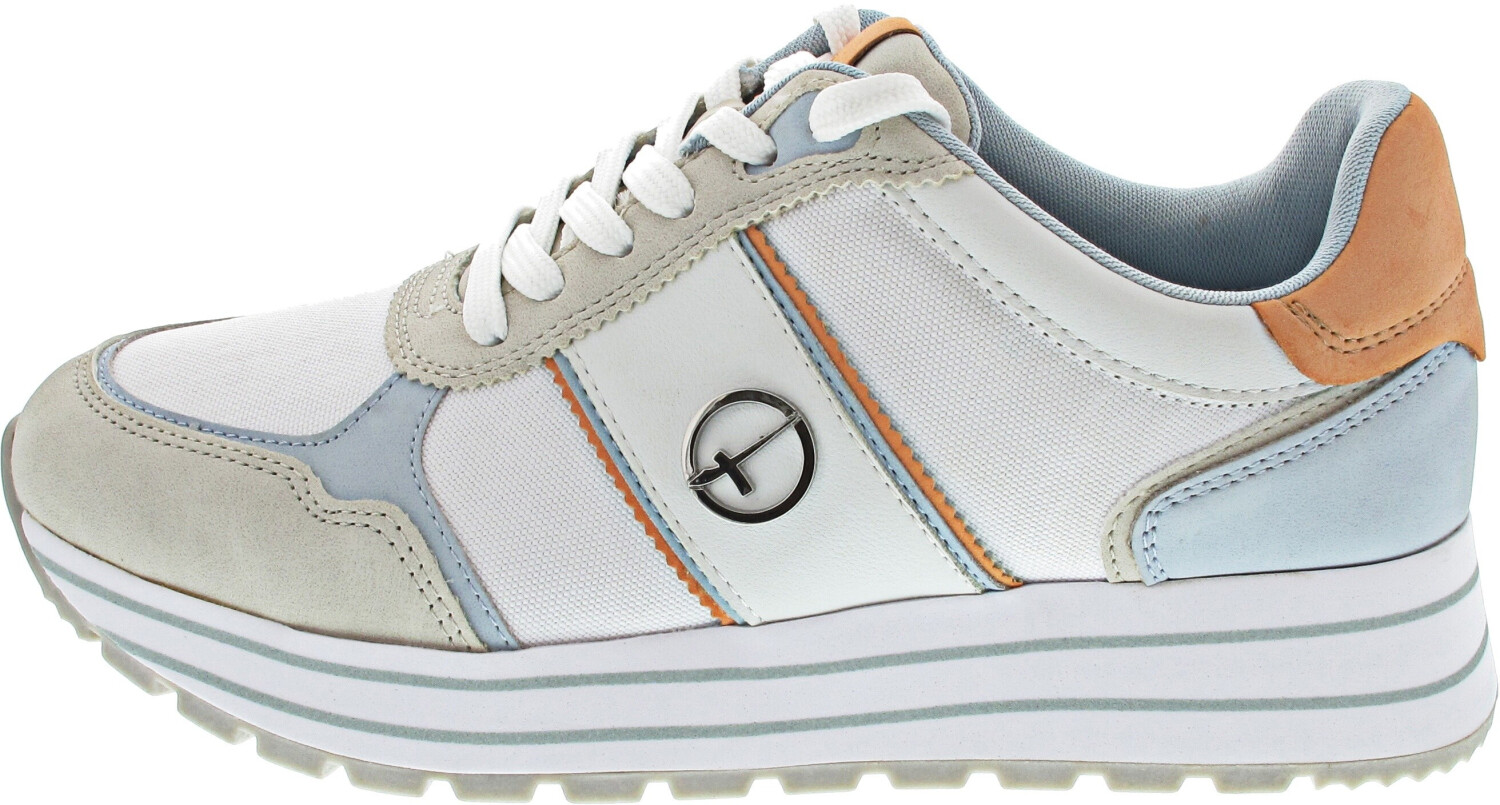 Tamaris Sneaker (1-23727-42) light blue orange white