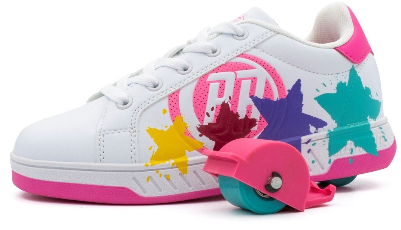 Breezy Rollers Roller Skate Shoes with Wheels white pink
