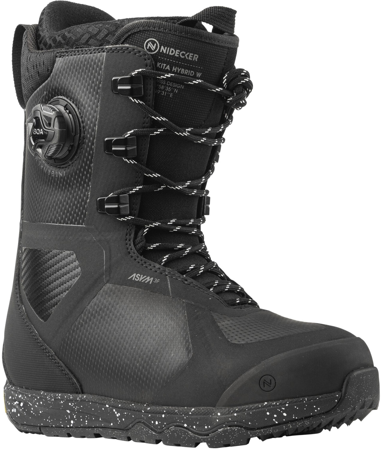 Nidecker Kita Hybrid W 2024 Snowboard-Boots schwarz