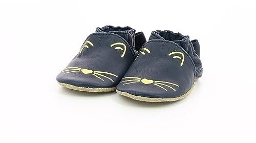Robeez Goldy Cat Slipper navy