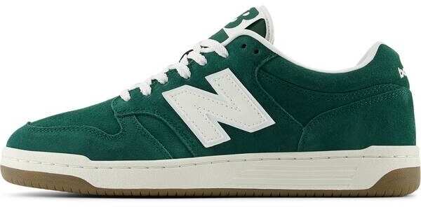 New Balance 480 nightwatch green with sea salt and white