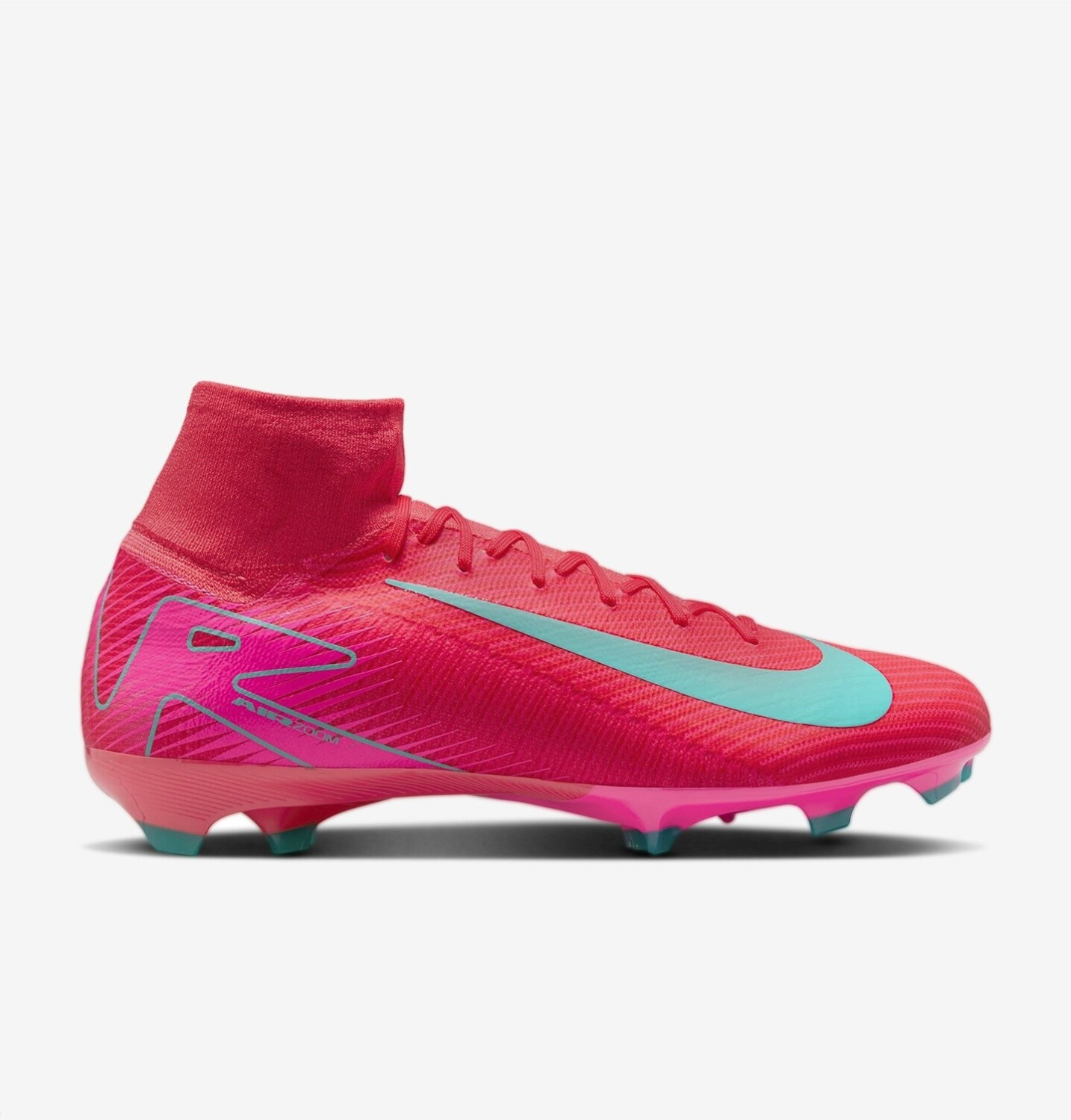 Nike Mercurial Superfly 10 Club FG High-Top (HF9433) ember glow/aurora green