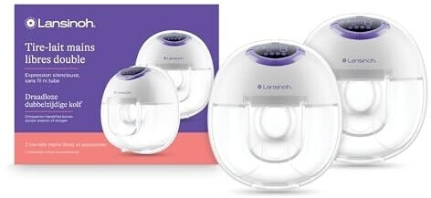 Lansinoh Tire-lait double mains libres