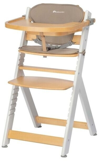 Bebeconfort Chaise haute plateau et coussin inclus wood
