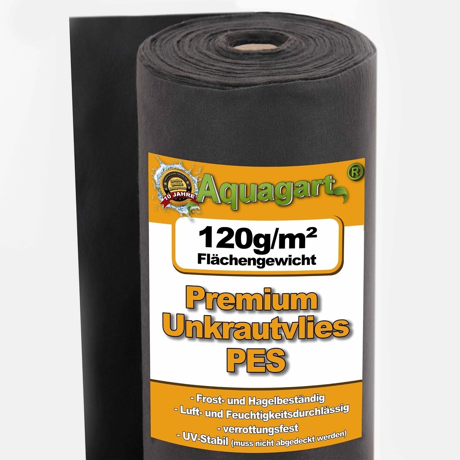 Aquagart Aquagart Garden fleece soil fabric Geotexil 120g/m² 1m width 75m² - Product image 1 of 5