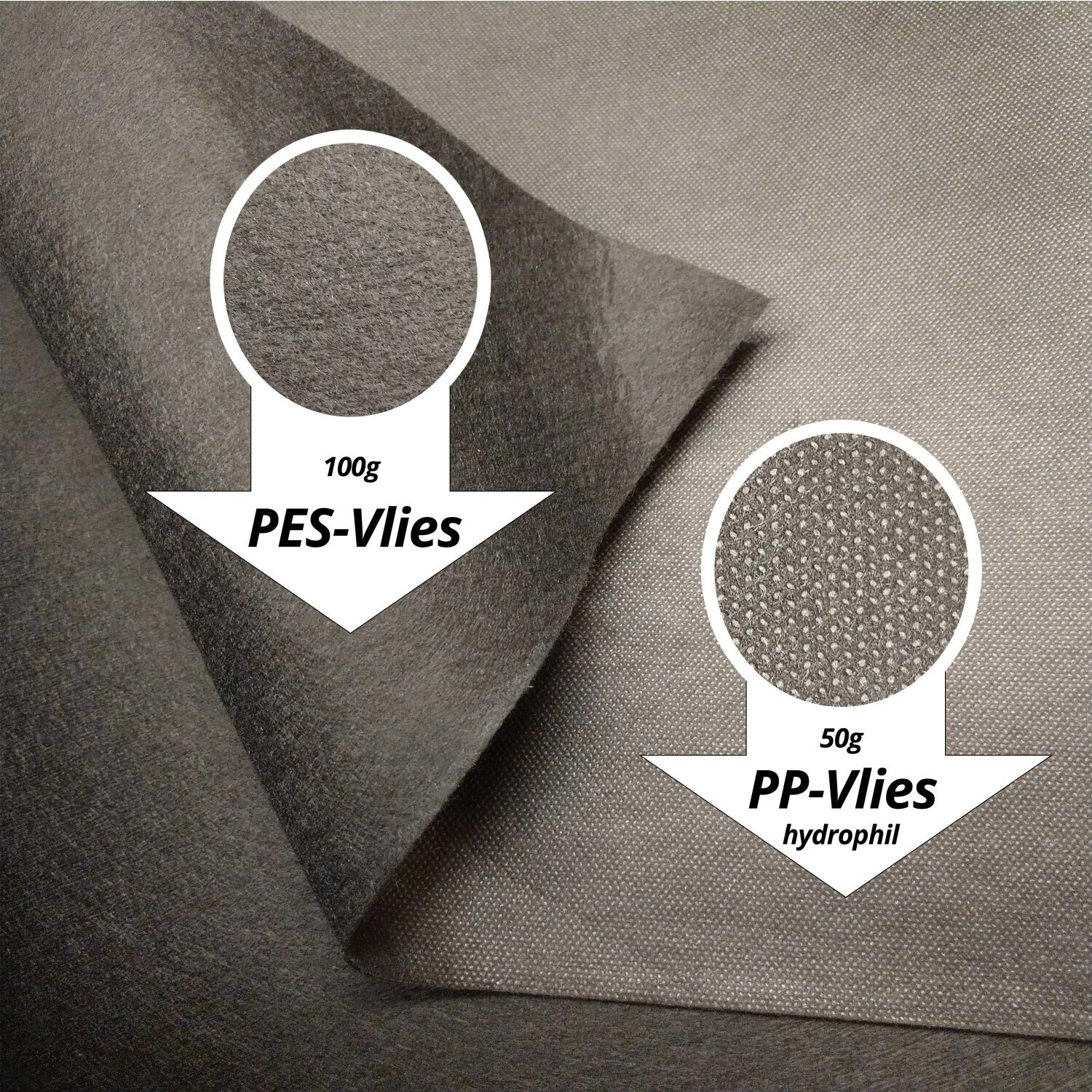 Aquagart Aquagart Weeds fleece UV stable with 2 surfaces PES/PP 250 x 1m - alternate view