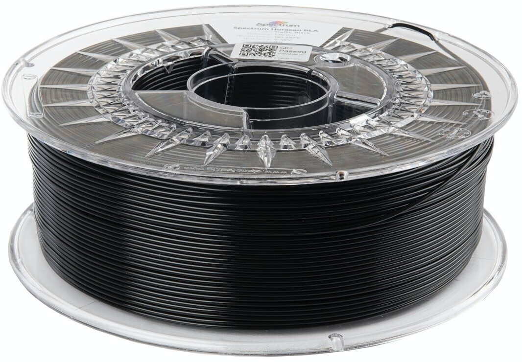 Spectrum Huracan PLA 1.75mm 1kg Filament - Verkehr Schwarz