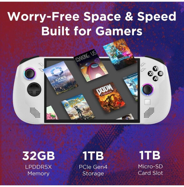 Lenovo Legion Go S 32GB 1TB AMD Ryzen Z2 Go Windows 11 Glacier White, Bild 6