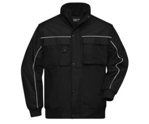James & Nicholson Workwear Jacke JN810 schwarz