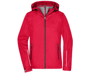 James & Nicholson Damen 3-in-1 Jacke JN1153 rot/schwarz