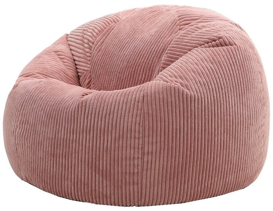 Icon Bean bag classic cord Kingston 85x50cm pink