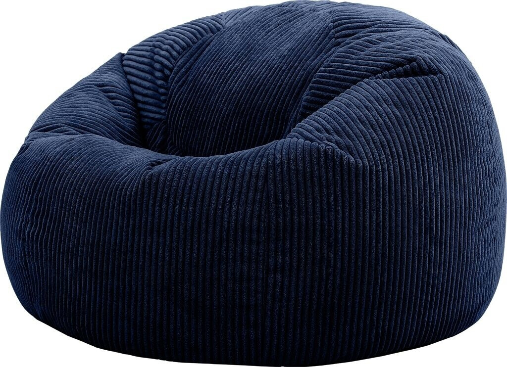 Icon Bean bag classic cord Kingston 85x50cm navy blue