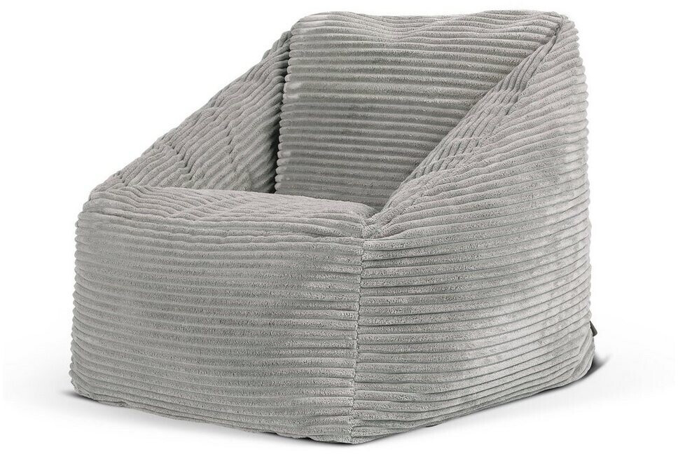 Icon Bean bag for children Cord Fluffy Morgan 55x44cm light gray