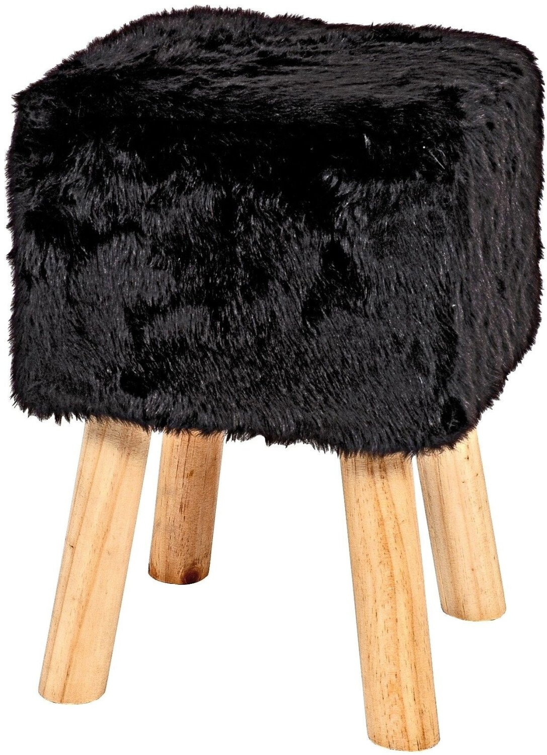 HAKU Stool Ted 1 fabric black 30x45x30cm (30564)