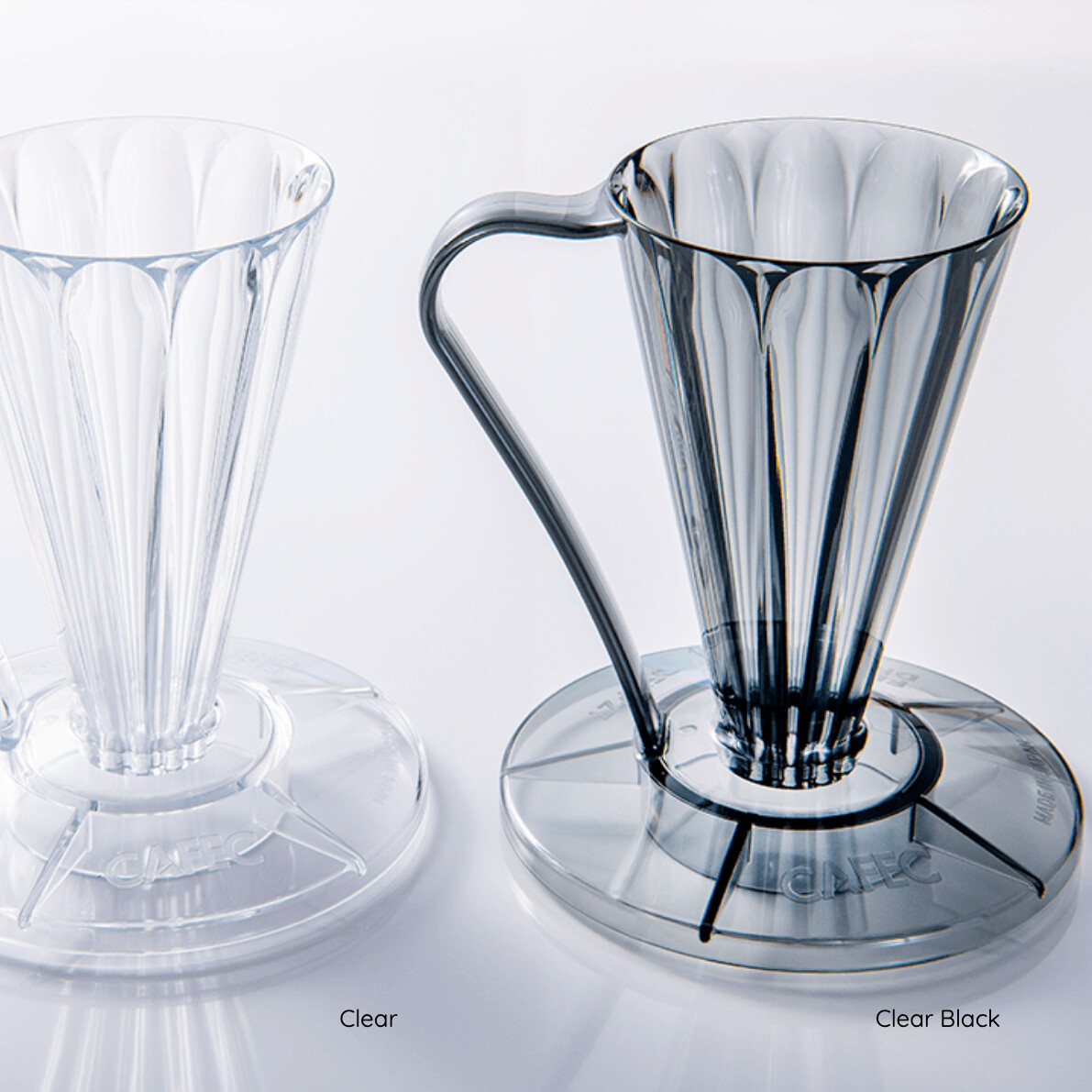 Cafec Cafec Hand filter Flower Dripper Deep 27 Clear Black - view 6