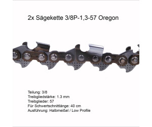 Oregon 2 Stück 3/8P 1.3 mm 57 TG Ersatzkette