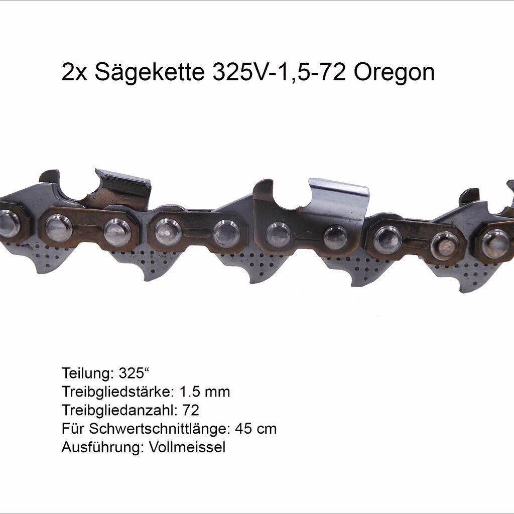 Oregon 2 Stück 325 1.5 mm 72 TG VM Ersatzkette