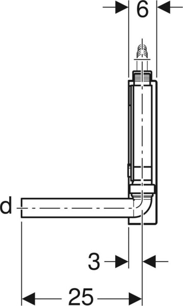 Geberit Aufputz-Geruchsverschluss Ø 40 mm (152.76811.1), Bild 2