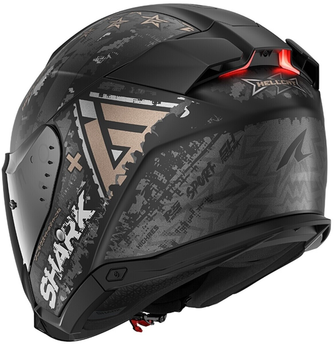 SHARK Skwal i3 Jet Hellcat mat noir